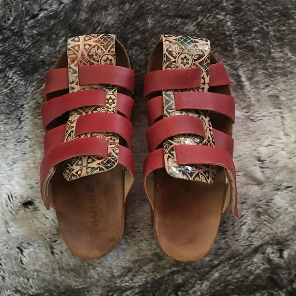 Haflinger leather sandals - Picture 1 of 7
